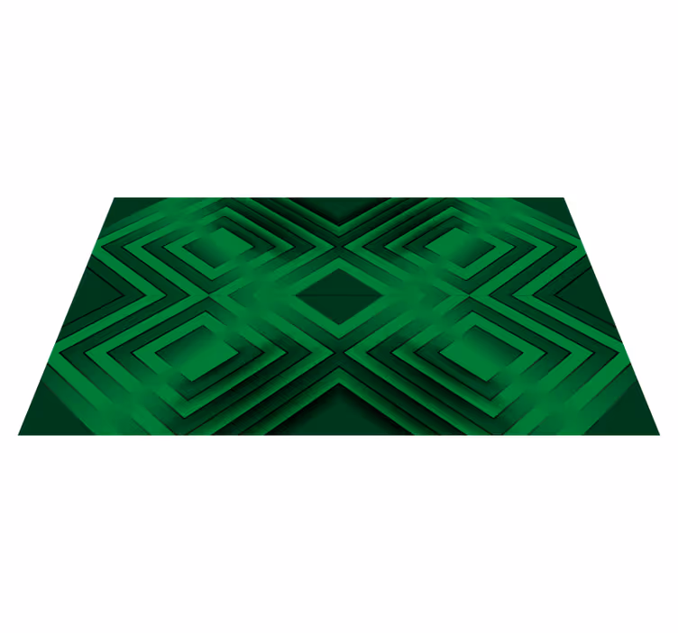 Tapis vinyles géométriques motif de losanges - TenStickers