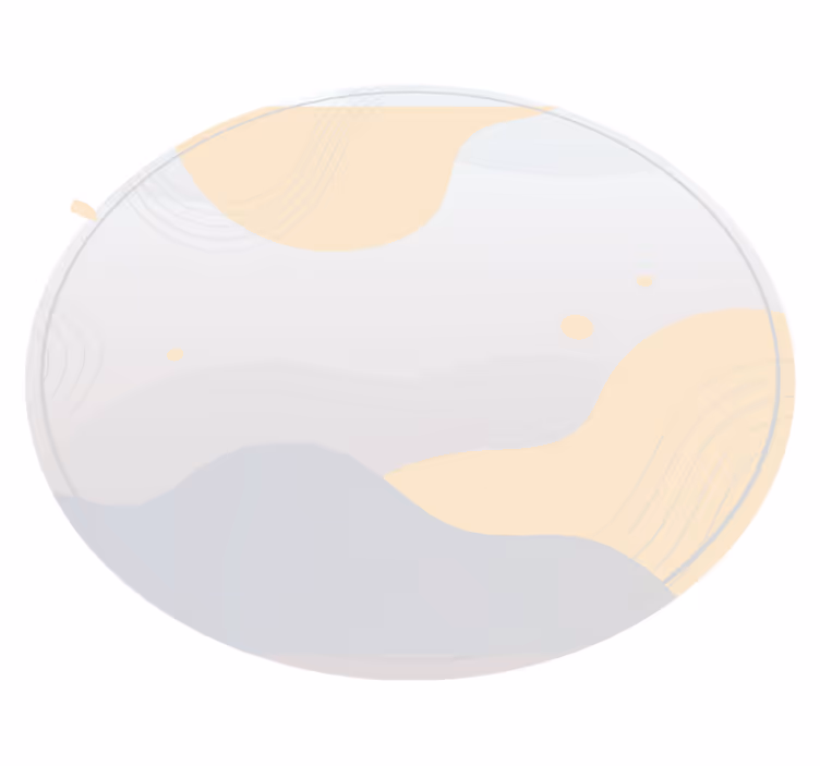 Tapis vinyle minimaliste motifs de vagues douces - TenStickers