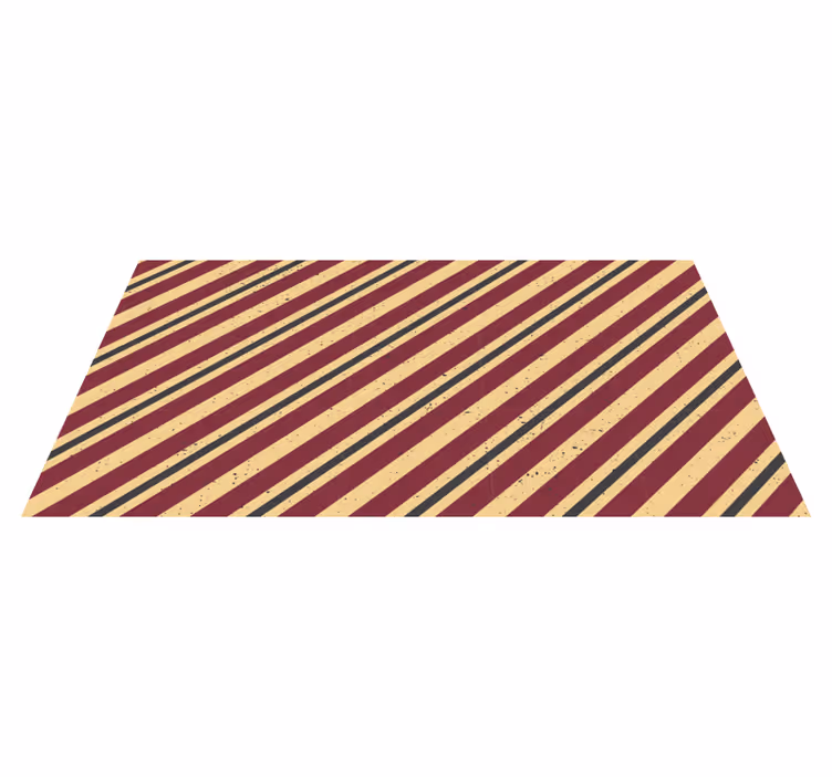 Tapis vinyle rayures motif abstrait en diagonale - TenStickers