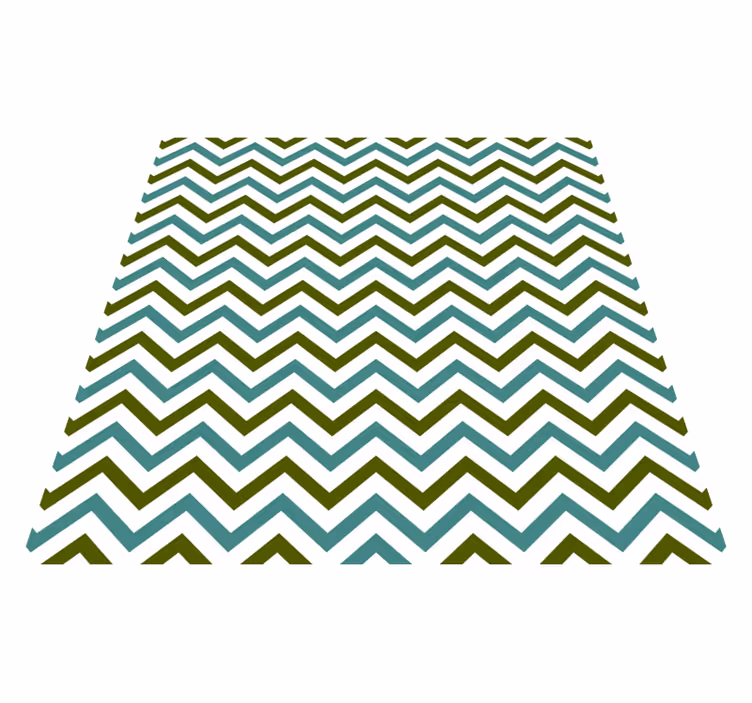 Tapis vinyles géométriques délice de chevrons - TenStickers
