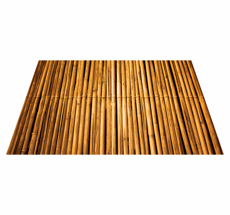 Tapis vinyle textures effet de texture de bambou - TenStickers