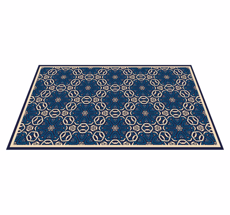 Tapis vinyle chambre arrangement de mosaïque sophistiqué - TenStickers