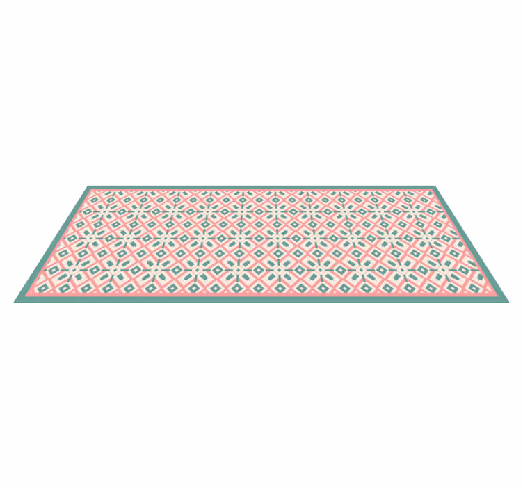Tapis vinyles géométriques idée géométrique vibrante - TenStickers
