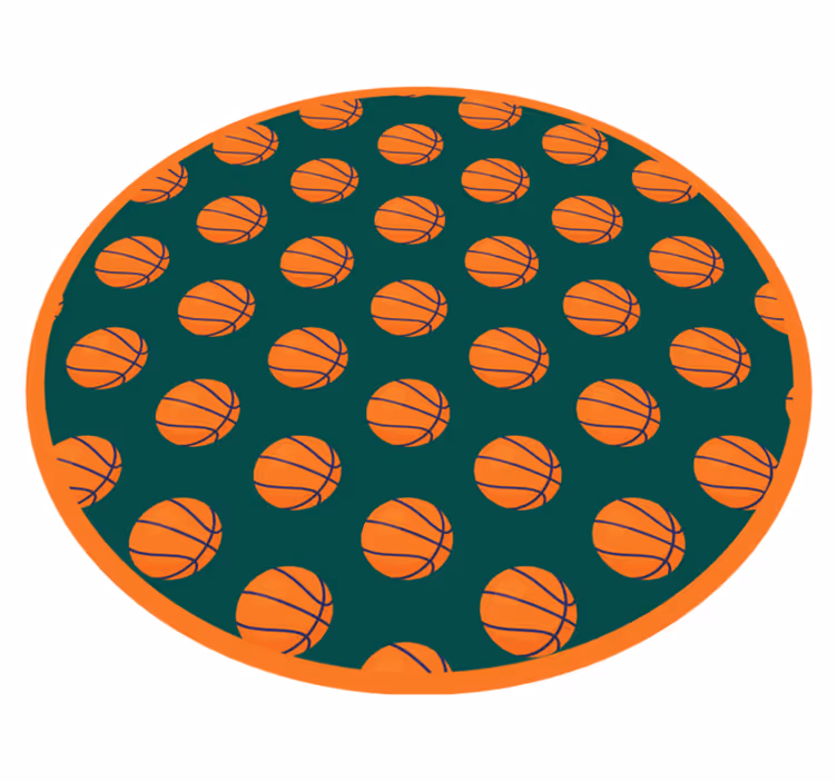Tapis vinyle autouroute idée de basketball - TenStickers