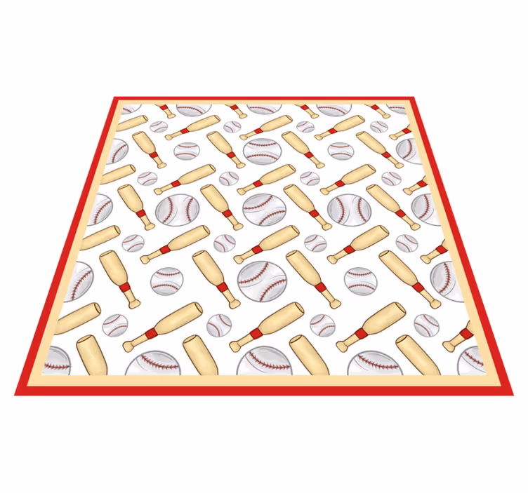 Tapis vinyle jeux thème sportif amusant - TenStickers