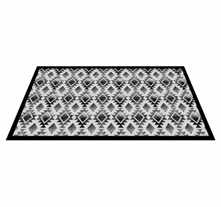 Tapis vinyle design moderne style de motif géométrique - TenStickers