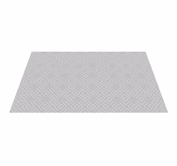 Tapis vinyle chambre diamants élégants gris - TenStickers