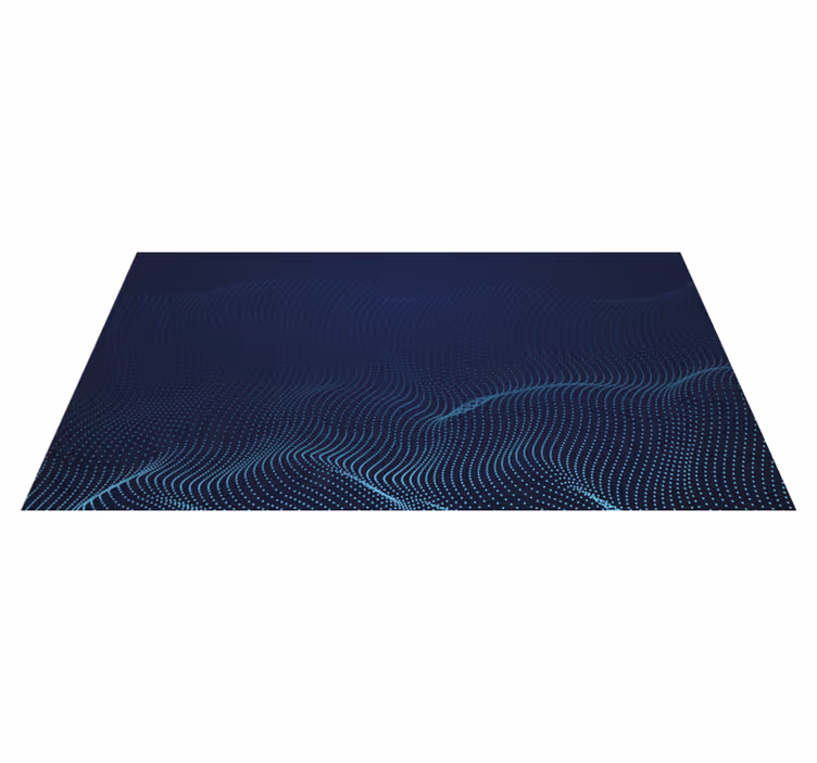 Tapis vinyle design moderne motif de vague fluide - TenStickers