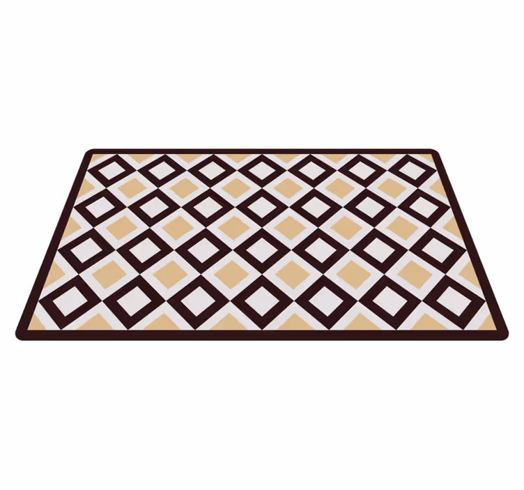 Tapis vinyles géométriques Éléments diamant - TenStickers