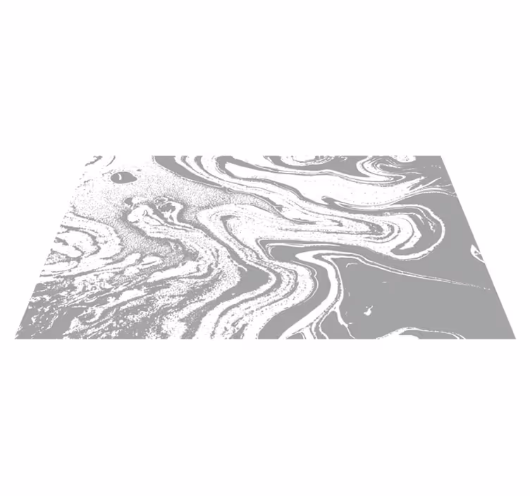 Tapis vinyle marbre élégant tourbillon gris - TenStickers
