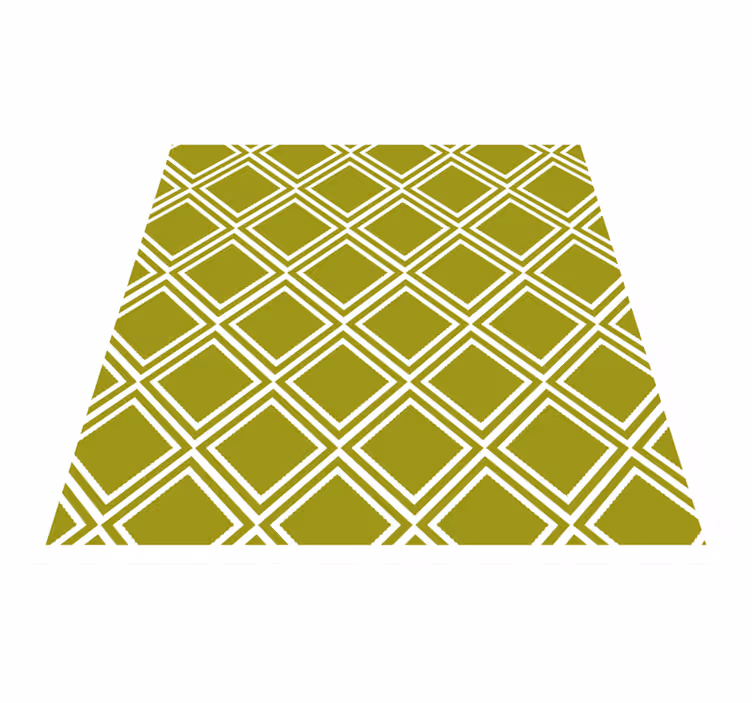 Tapis vinyles géométriques motif à losanges - TenStickers