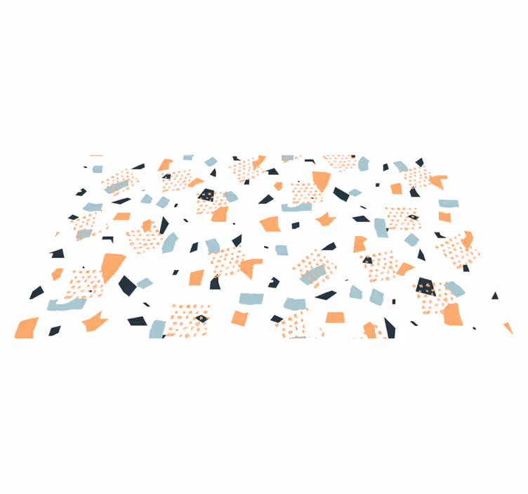 Tapis vinyles géométriques concept de formes abstraites - TenStickers
