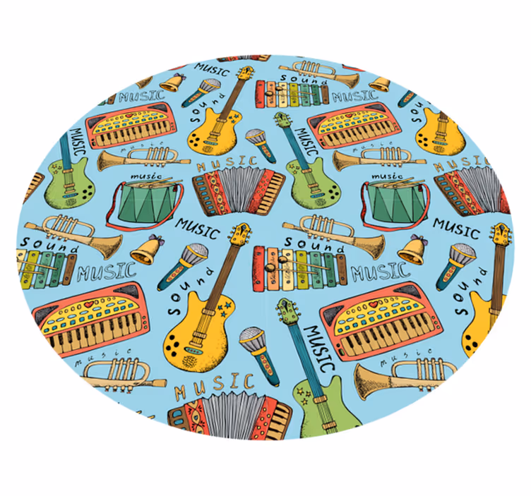 Tapis vinyle autres tapis instruments de musique plaisir - TenStickers