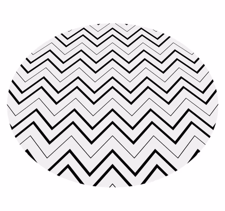 Tapis vinyles géométriques style chevrons - TenStickers
