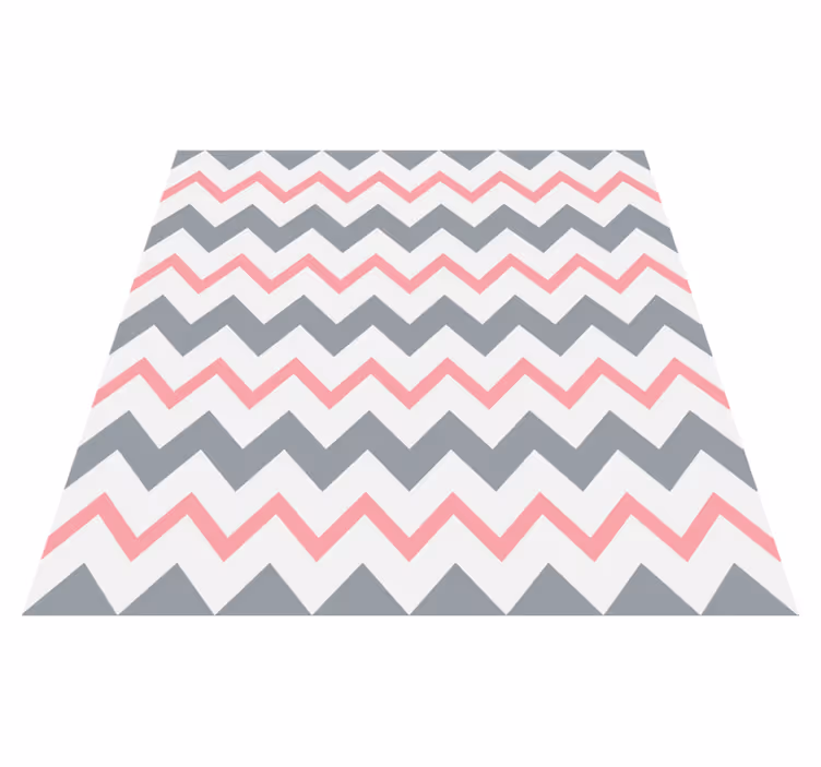 Tapis vinyle pour enfants motif chevrons décoratifs - TenStickers