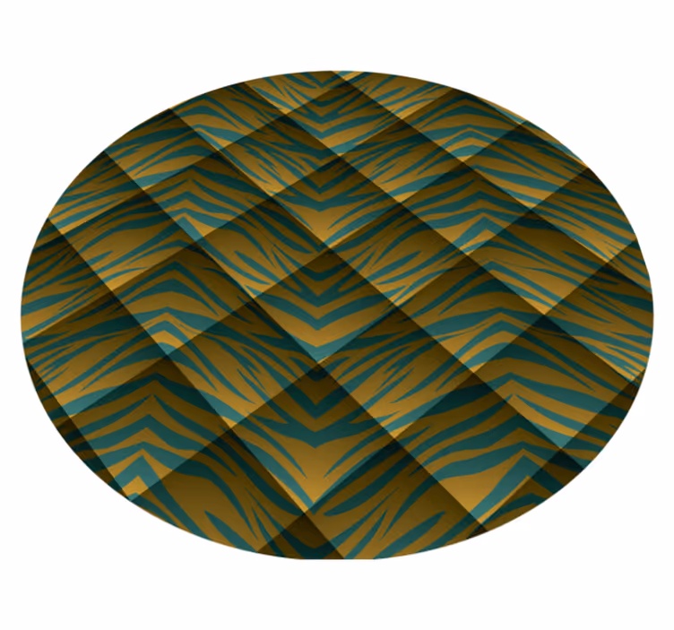 Tapis vinyle animal motif inspiré du safari - TenStickers