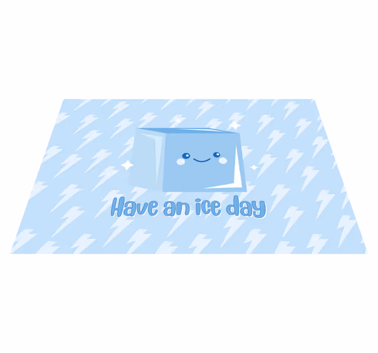 Tapis vinyle pour enfants prendre une glace - TenStickers