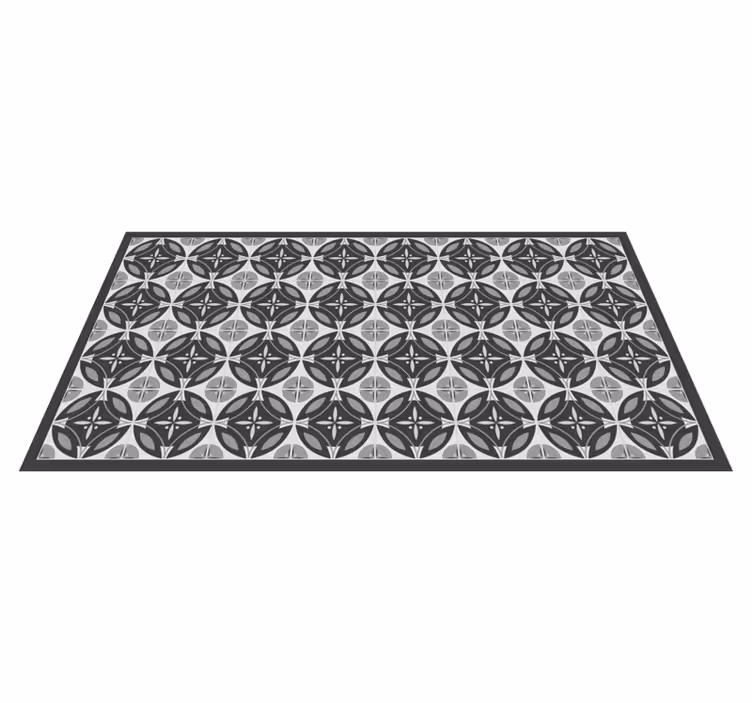 Tapis vinyle marbre motif monochrome sophistiqué - TenStickers