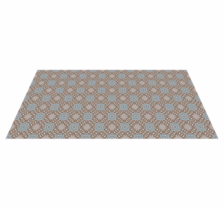Tapis mosaique vinyle agencement mosaïque - TenStickers
