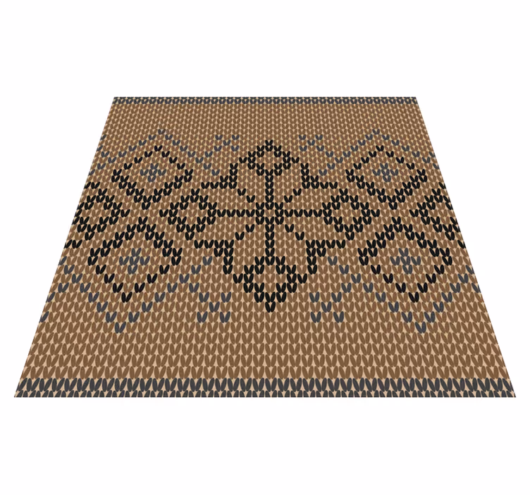 Tapis vinyles géométriques motif classique - TenStickers