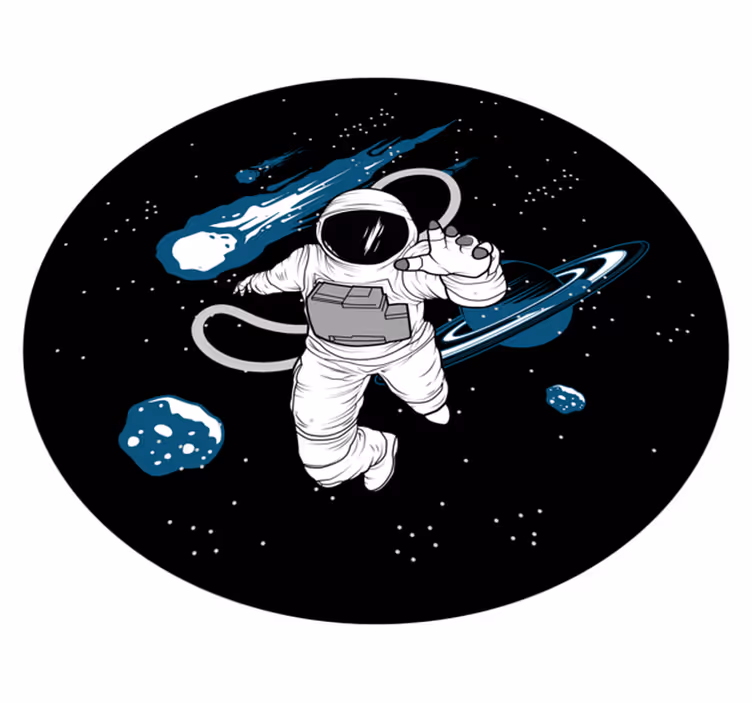 Tapis vinyle autouroute aventure astronomique - TenStickers