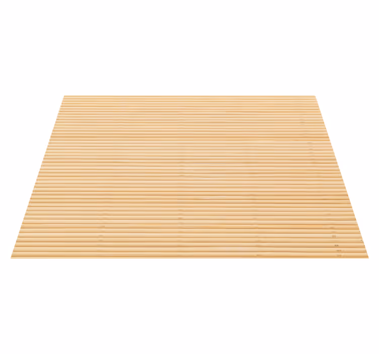 Tapis vinyle entrée texture naturelle du bambou - TenStickers