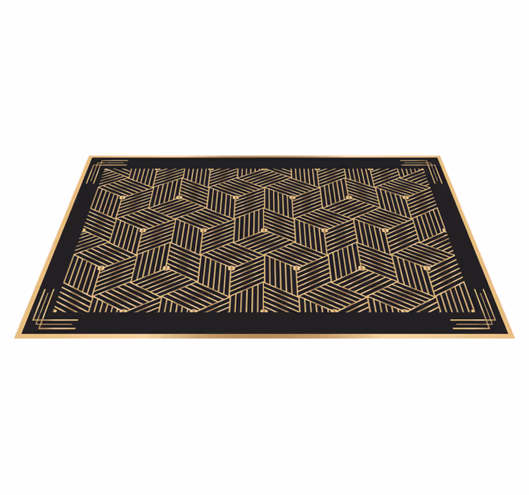 Tapis vinyles géométriques à motifs élégants - TenStickers