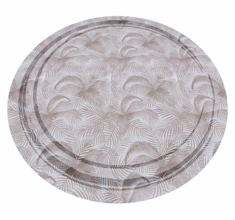 Tapis vinyle fleurs et plantes superposition botanique - TenStickers