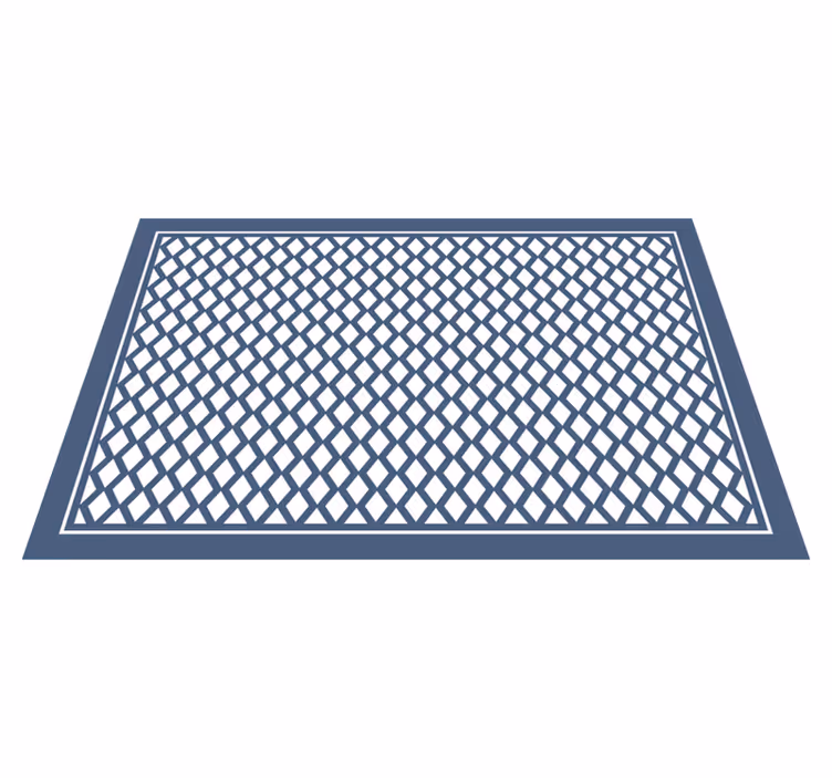 Tapis vinyles géométriques motif diamant chic - TenStickers