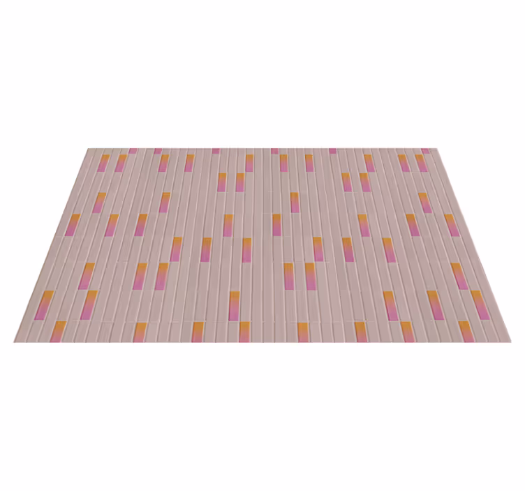 Tapis vinyle carreaux de ciment blocs dégradés roses - TenStickers