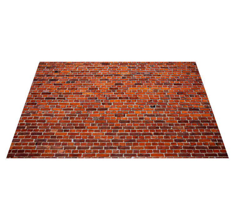 Tapis vinyle pierre texture de brique rugueuse - TenStickers