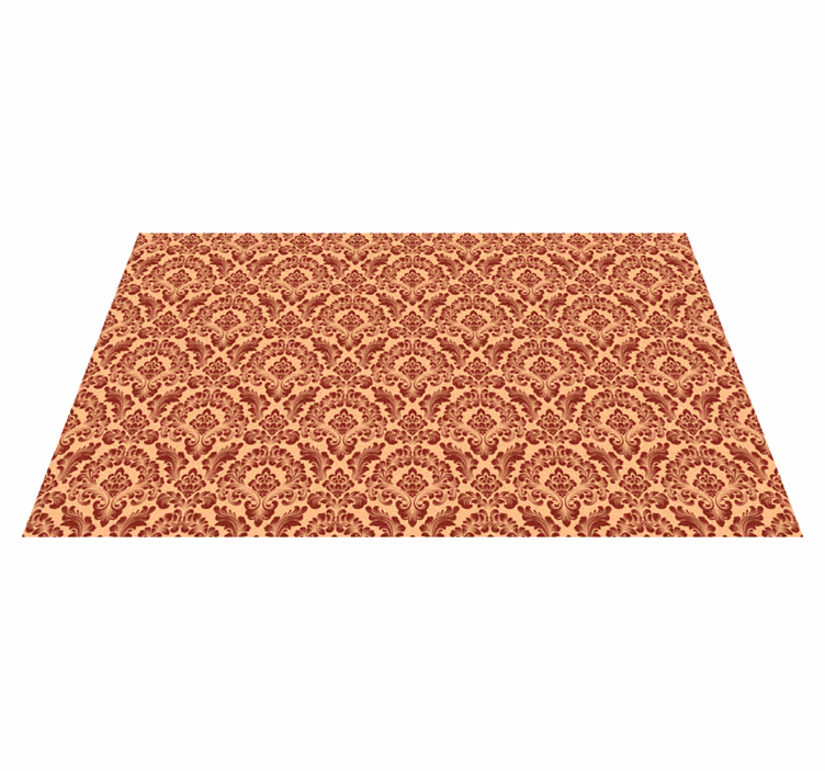 Tapis vinyle rétro élégance du motif baroque - TenStickers