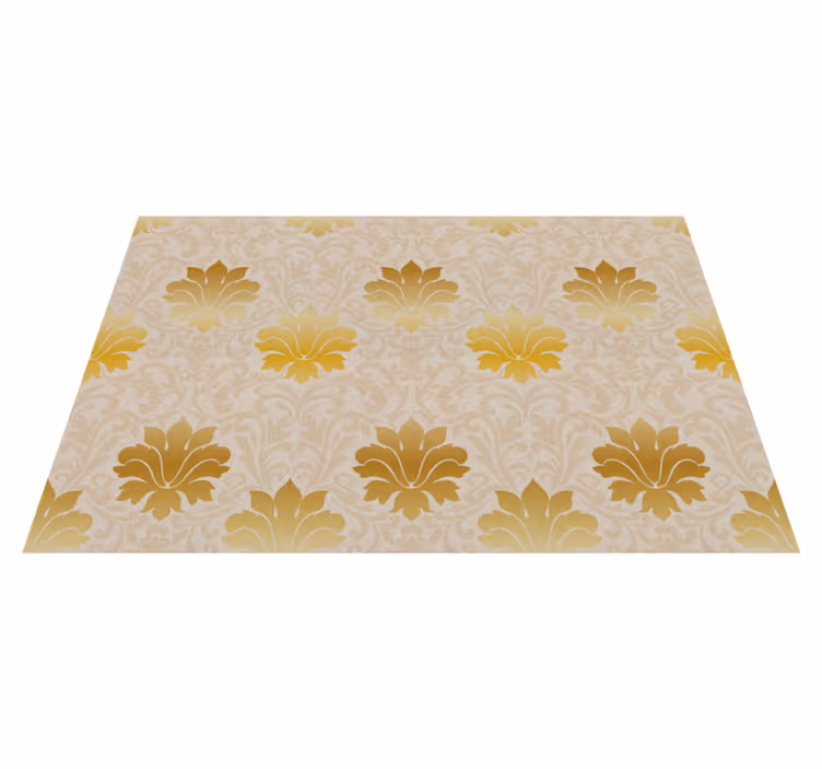 Tapis vinyle rétro élégance du motif baroque - TenStickers