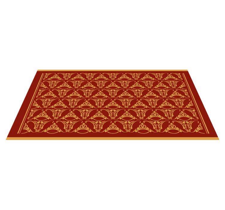 Tapis vinyle rétro élégance inspirée du mandala - TenStickers