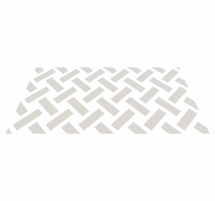 Tapis vinyles géométriques motif à chevrons - TenStickers