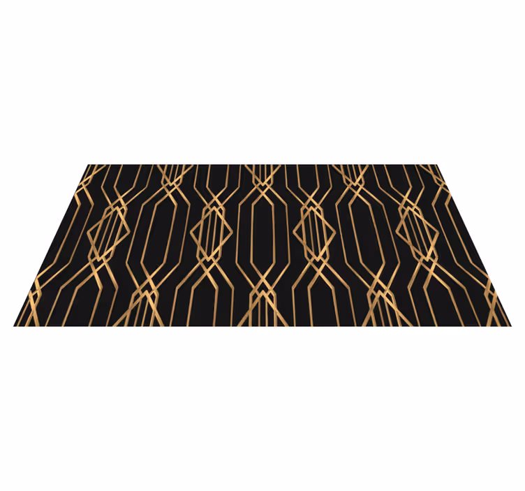 Tapis vinyles géométriques élégance art déco - TenStickers