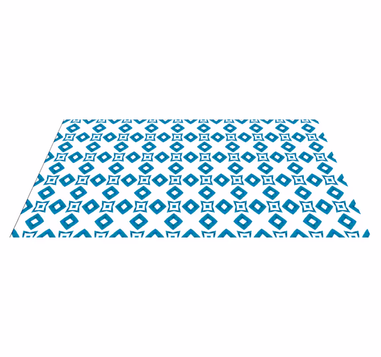 Tapis vinyles géométriques motif diamant - TenStickers