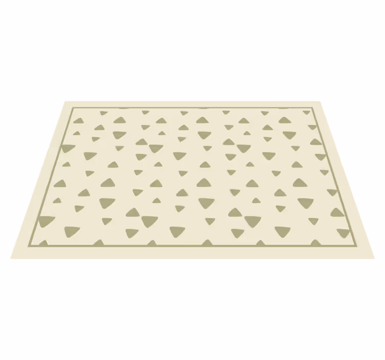 Tapis vinyles géométriques motif triangulaire - TenStickers