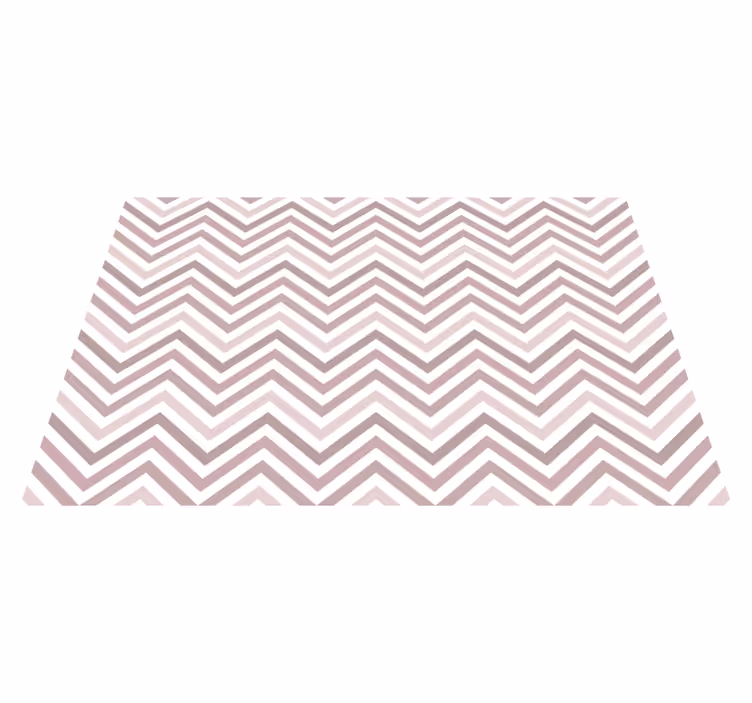 Tapis vinyles géométriques conception de motif à chevrons - TenStickers