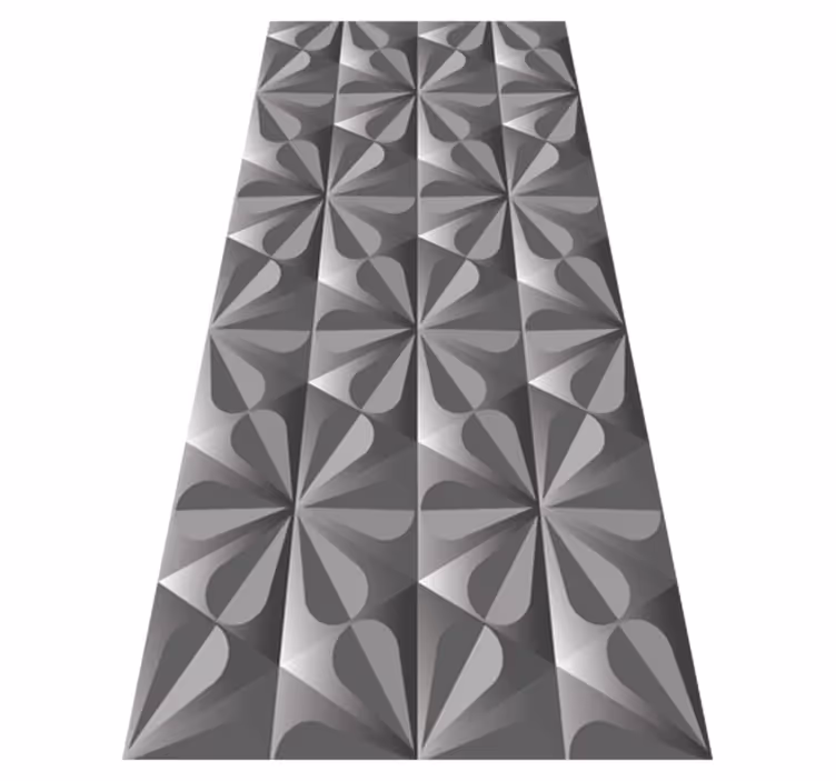 Tapis vinyles géométriques symétrie géométrique - TenStickers