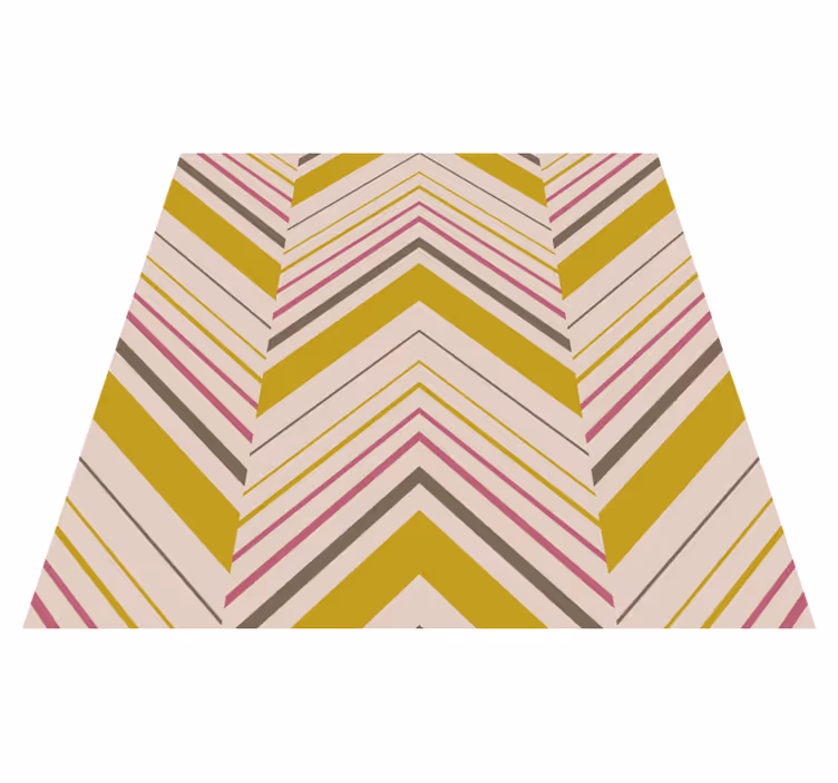 Tapis vinyle rayures rayures à chevrons - TenStickers