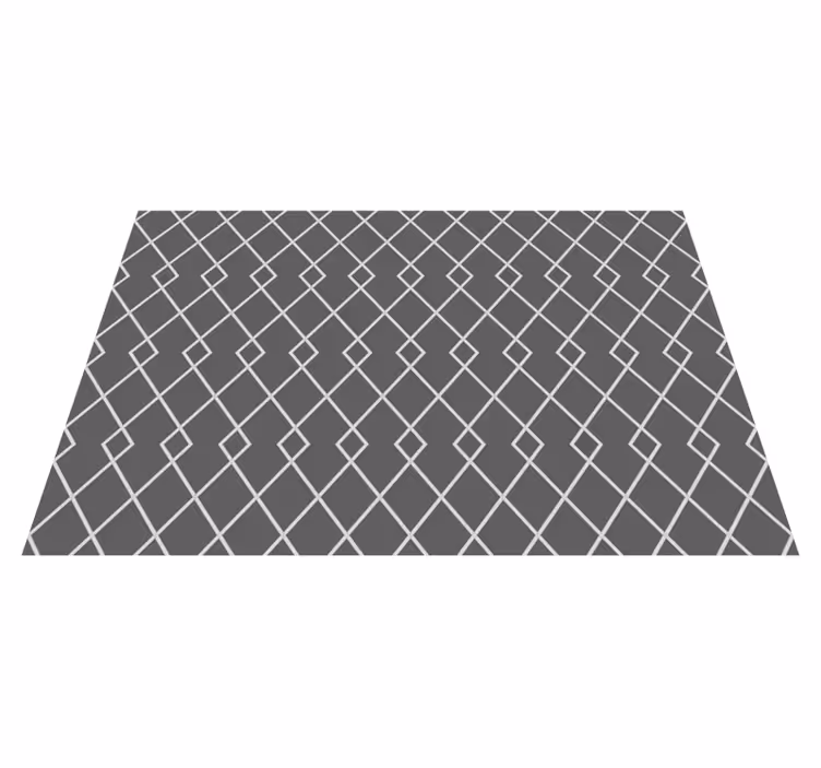 Tapis vinyles géométriques arrangement élégant de diamants - TenStickers