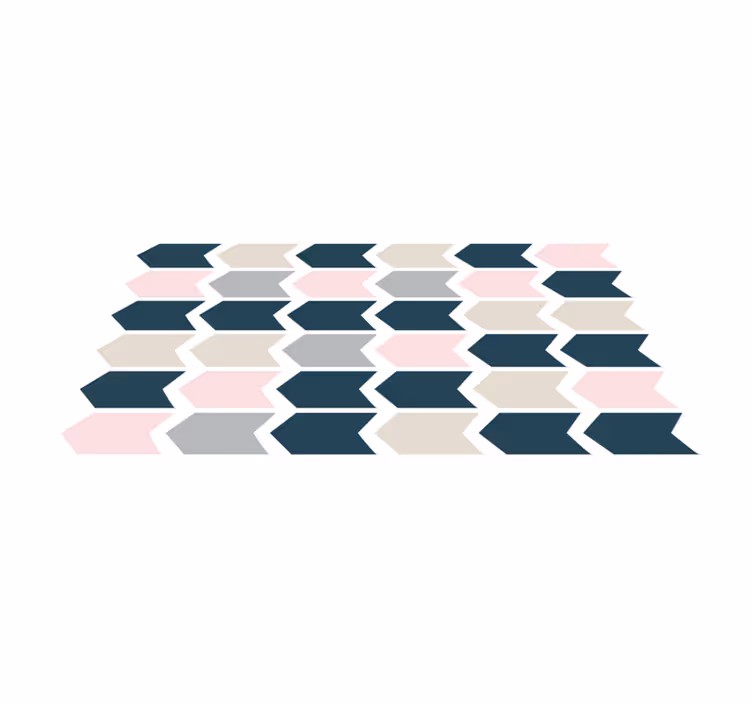 Tapis vinyles géométriques motif géométrique élégant - TenStickers