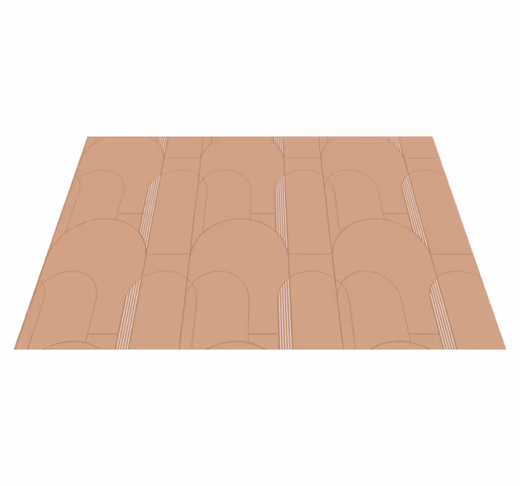 Tapis vinyle rayures surface à motif d'arc - TenStickers
