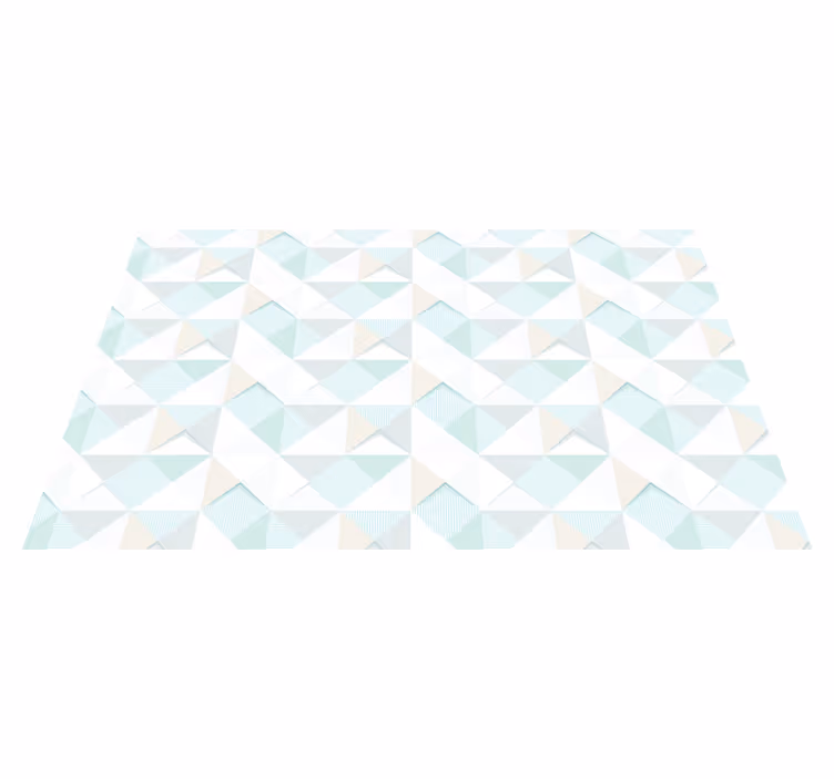 Tapis vinyles motifs géométriques - TenStickers
