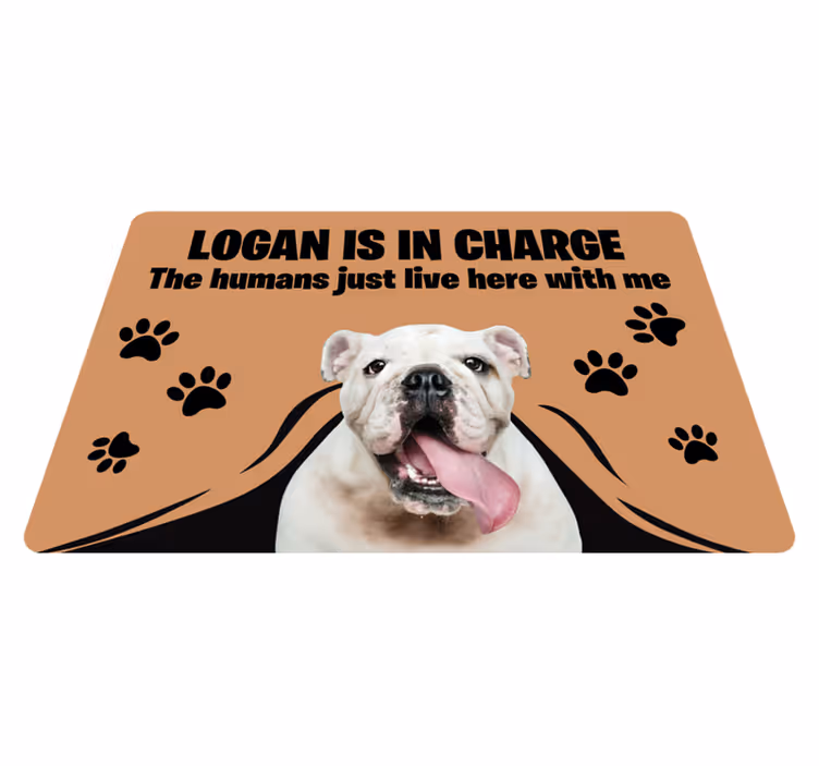 Tapis vinyle Animal de compagnie personnalisé - TenStickers