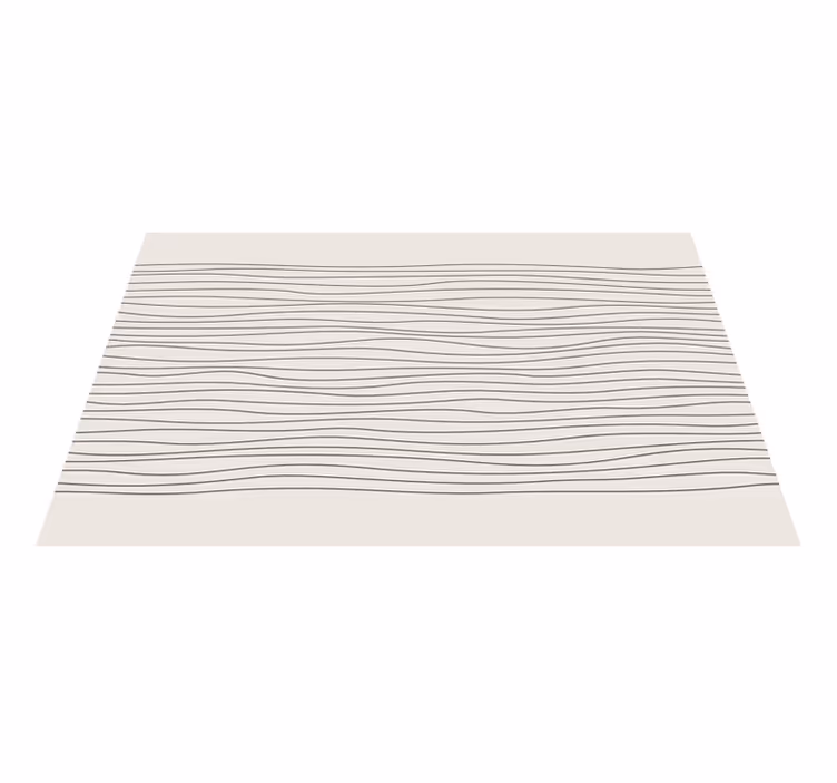 Tapis vinyle salon Lignes nordiques - TenStickers
