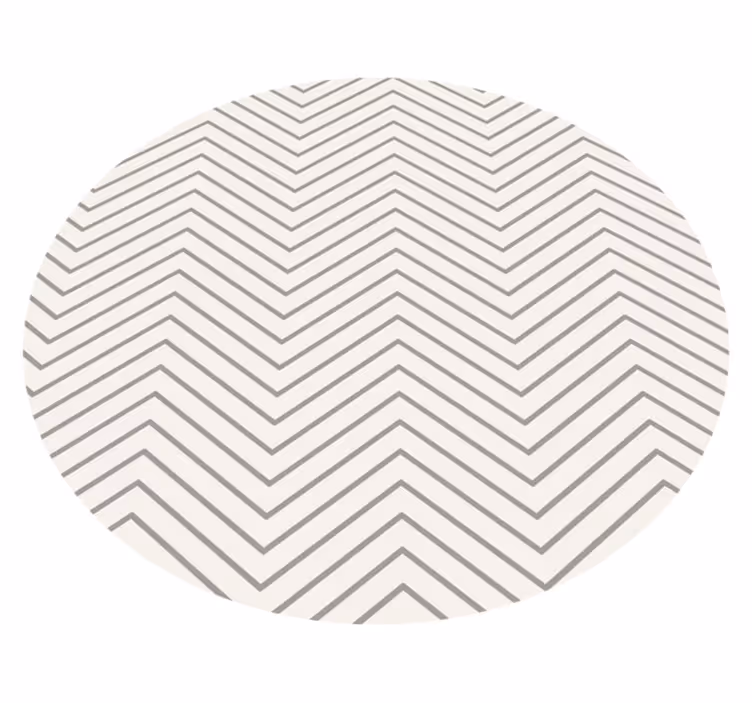 Tapis vinyle retro lignes grises - TenStickers
