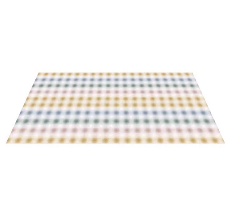 Tapis vinyle salon lignes pastel douces - TenStickers