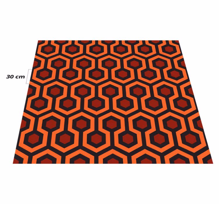 Tapis vinyle motif moquette Shining - TenStickers